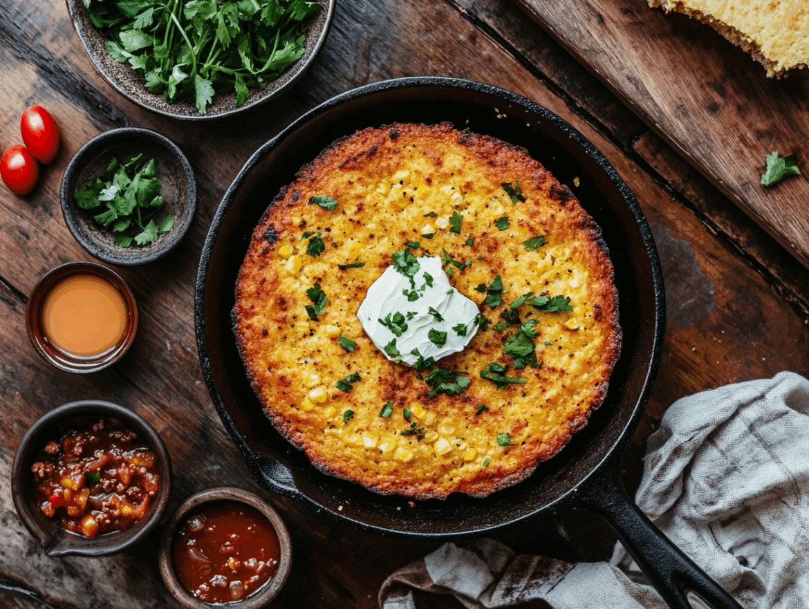 Vegan Skillet Cornbread
