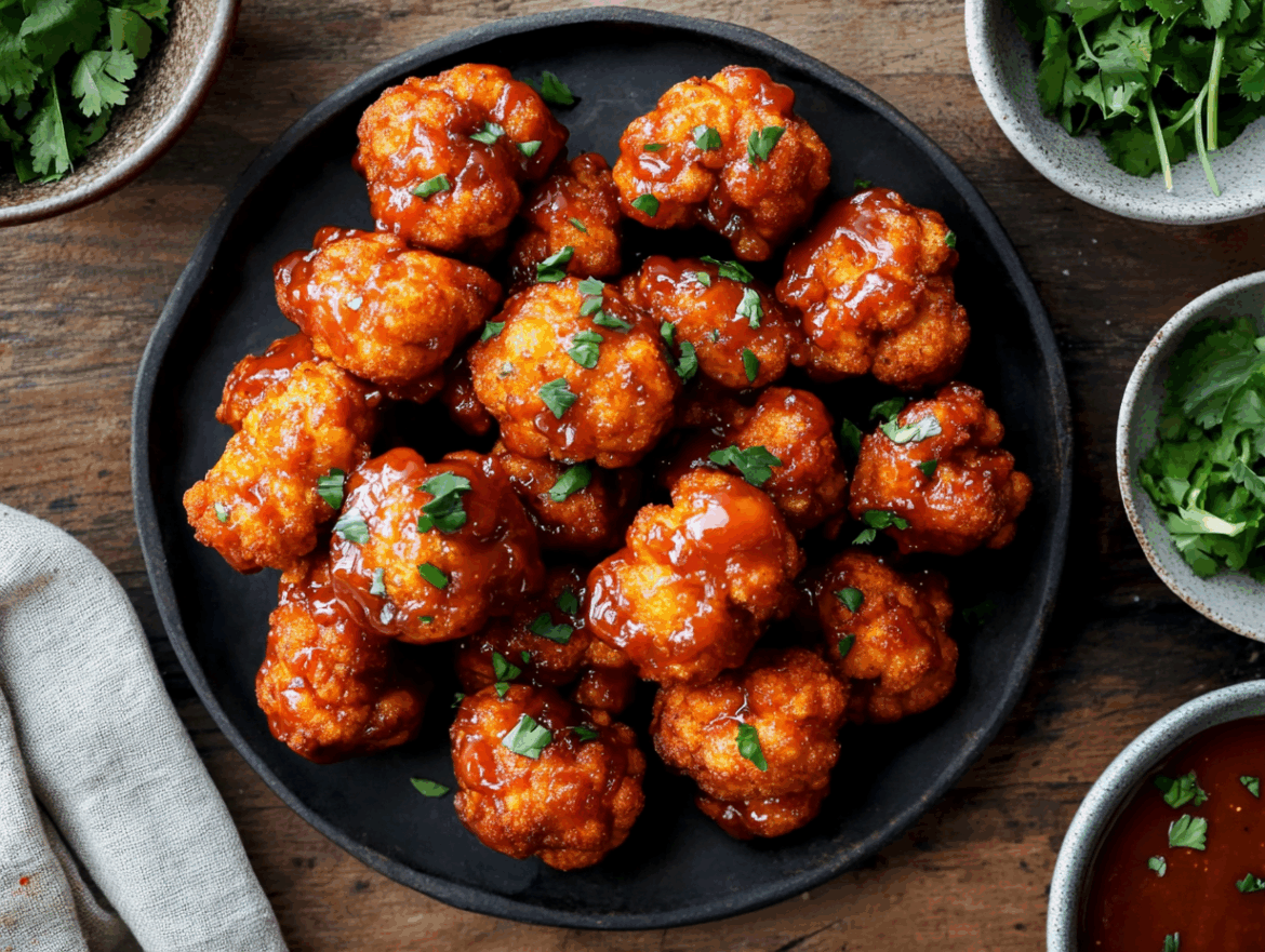BBQ Cauliflower Bites