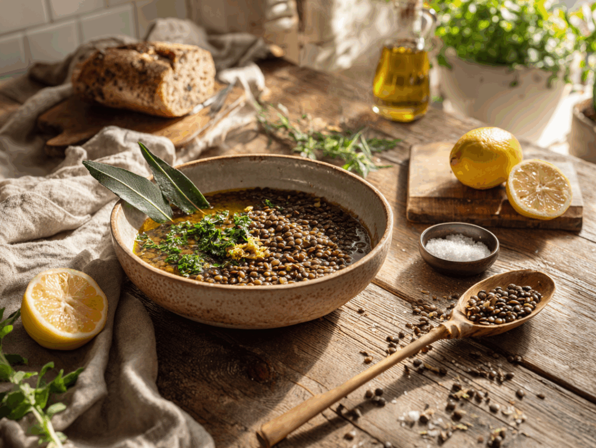 Perfect Everyday Lentils with Lemon, Bay, and Cumin