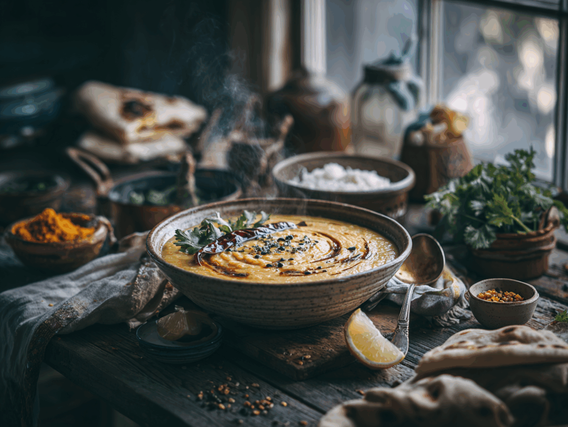 Red Lentil Dal (Masoor Dal Tadka)