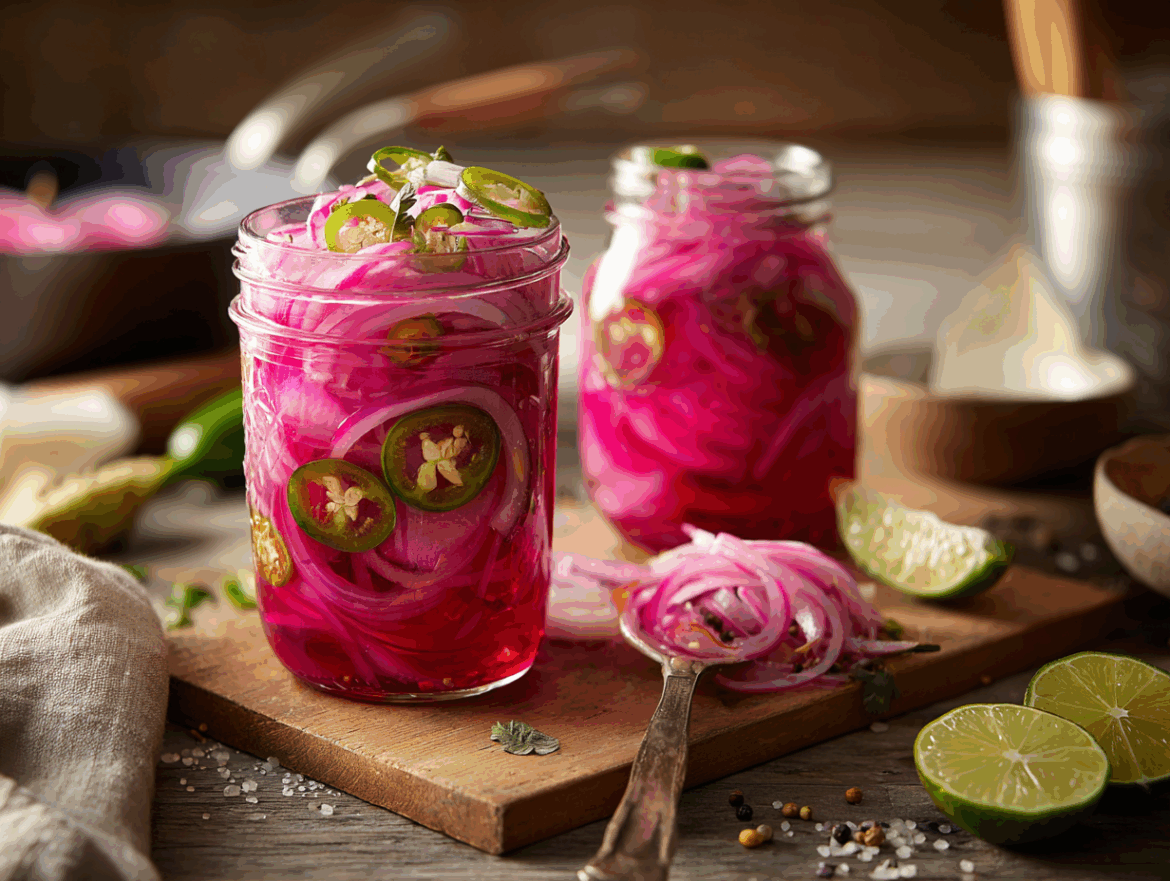 Quick Pickled Red Onions