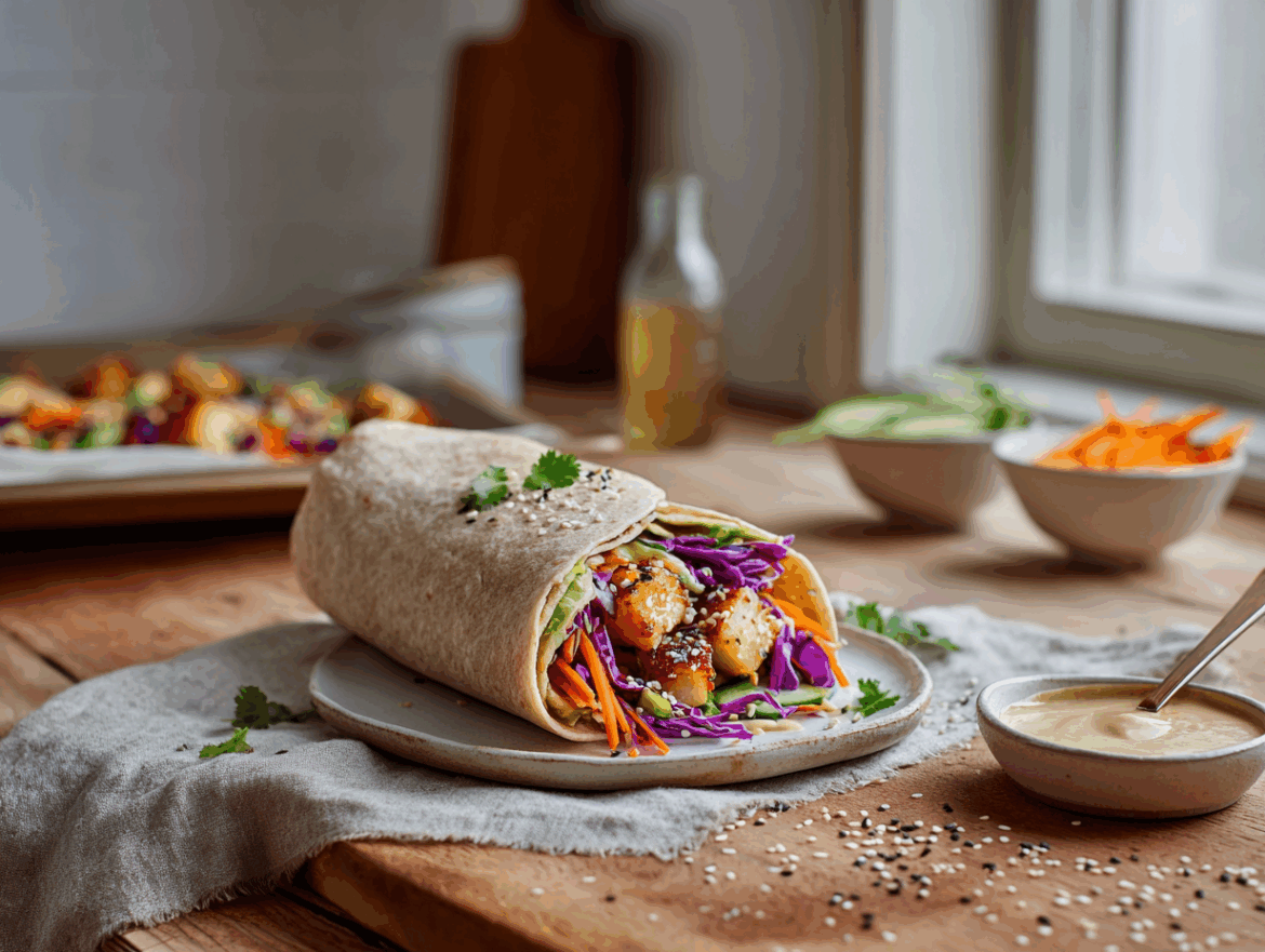 Miso Tofu Wrap