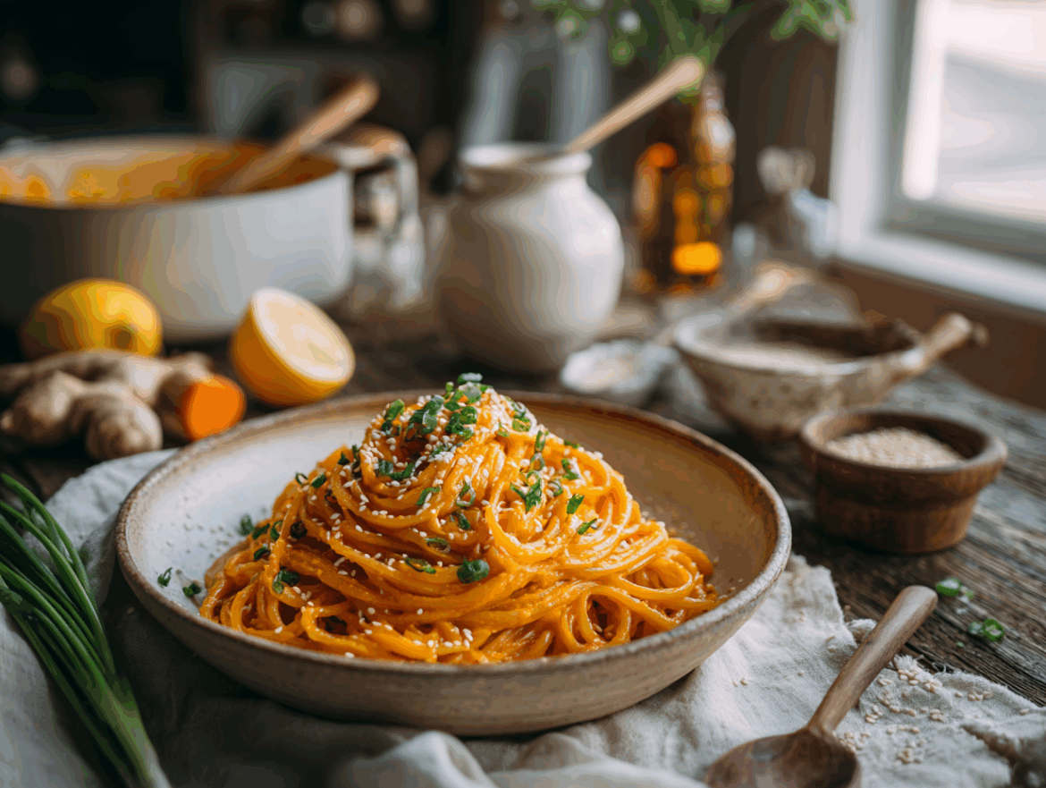 Carrot Miso Pasta