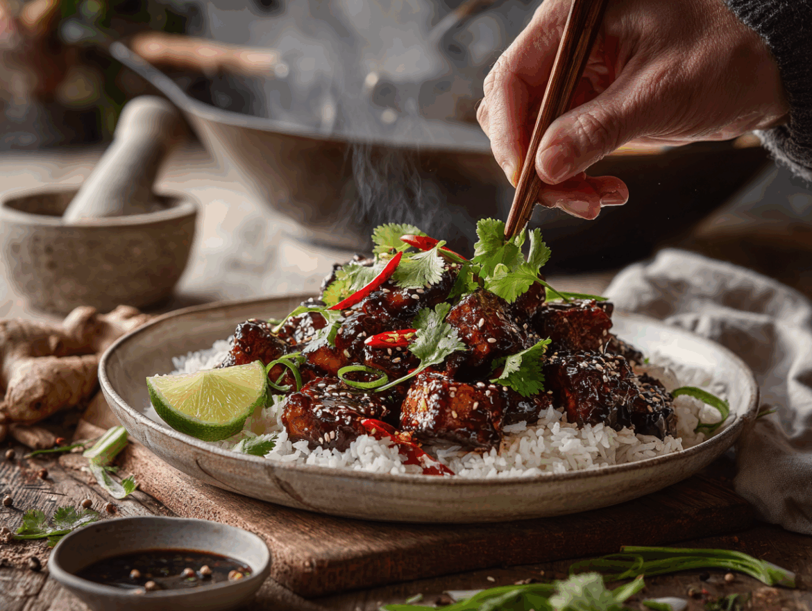 Wok-Charred Black Pepper Tofu