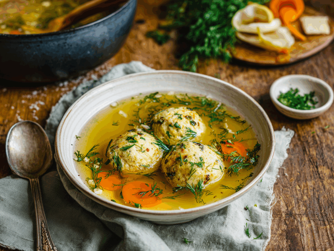 Vegan Matzo Ball Soup