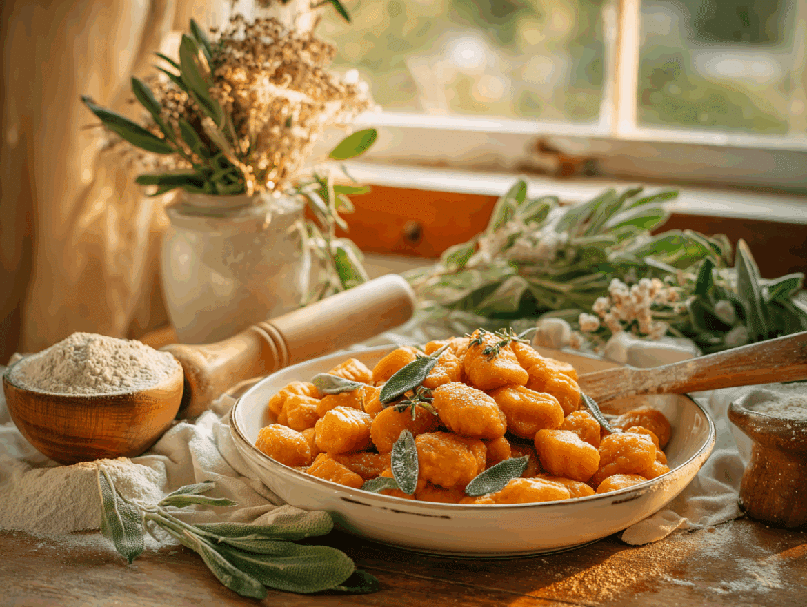 Vegan Sweet Potato Gnocchi