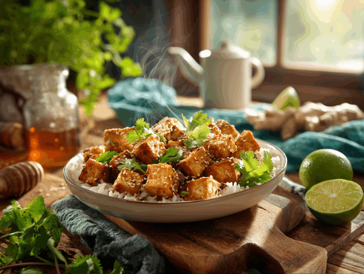 Vegan Lemongrass Tofu