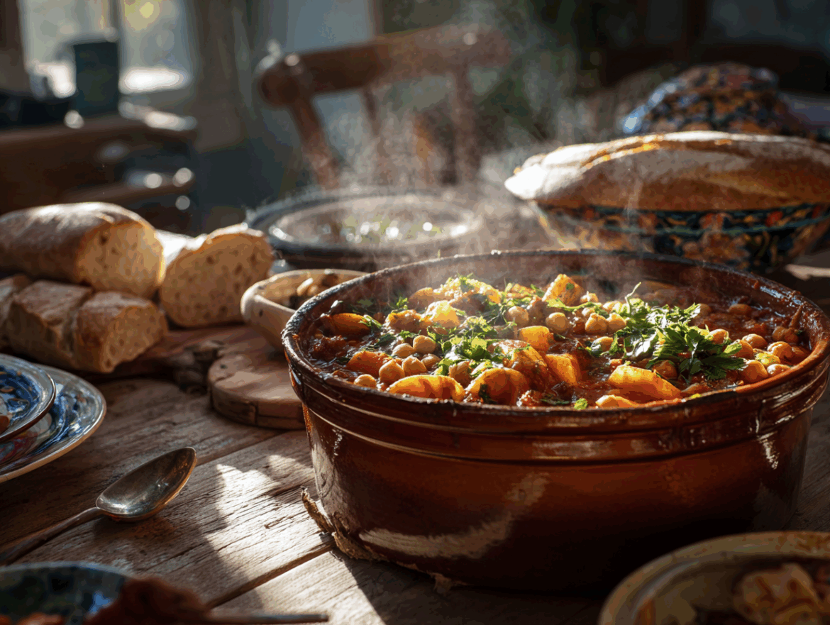 Vegan Chickpea and Vegetable Tagine