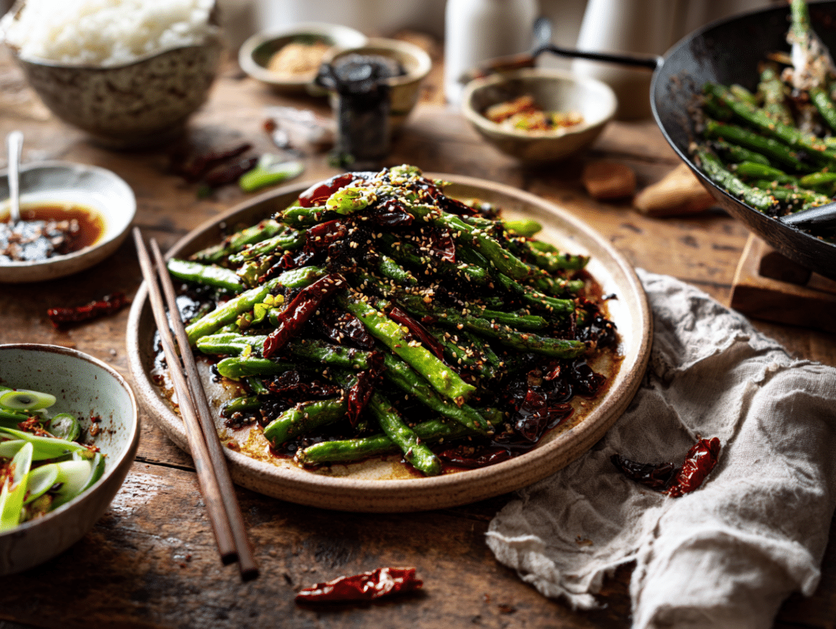 Szechuan Green Beans (Gan Bian Si Ji Dou)