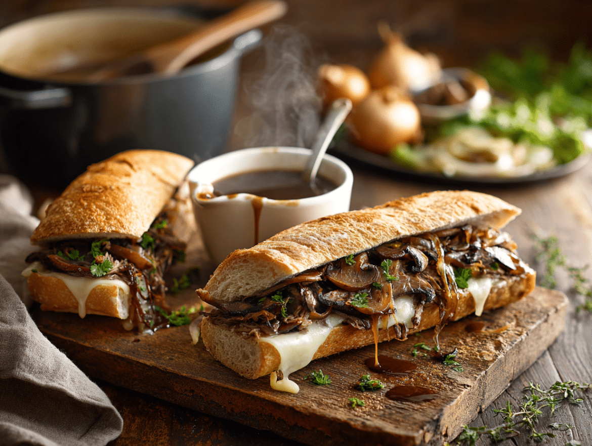 Vegan French Dip Sandwich