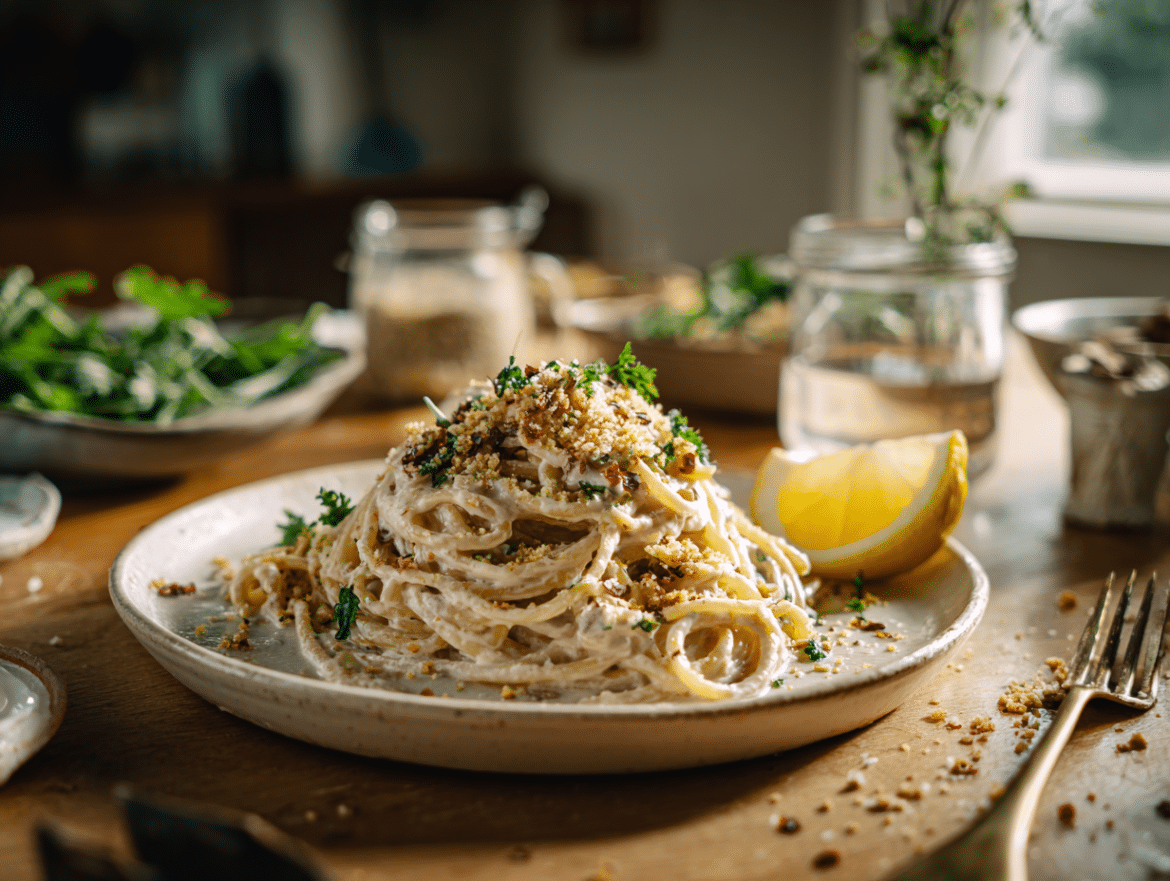 Creamy Tahini Pasta