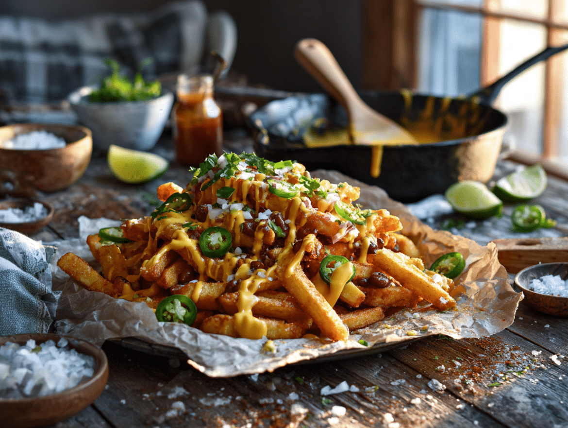 Vegan Chili Cheese Fries