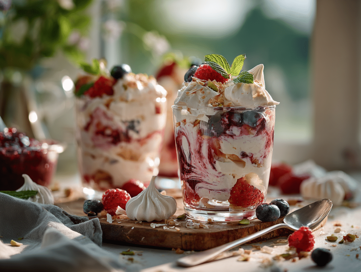 Vegan Eton Mess (with Coconut Cream)