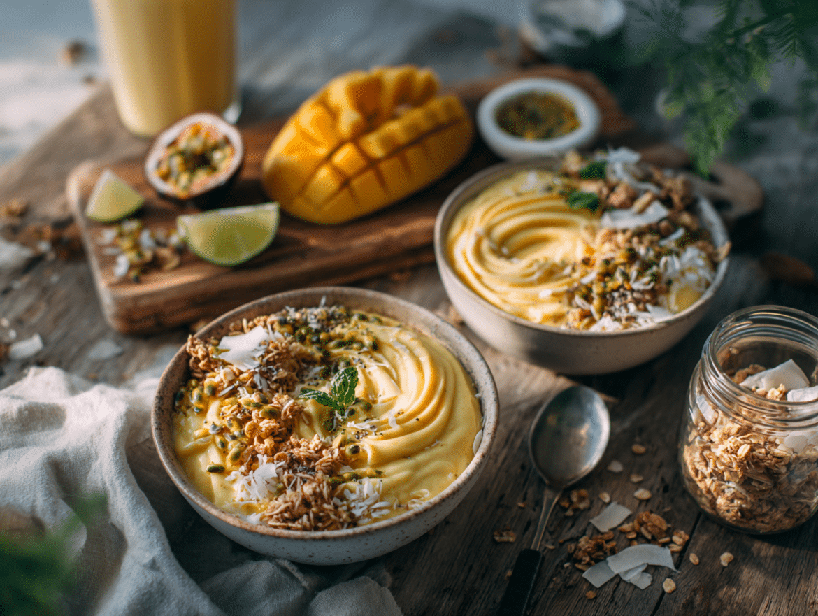 Mango and Passionfruit Smoothie Bowl
