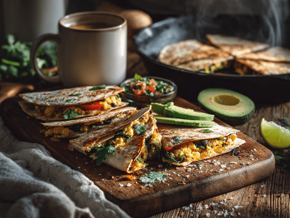 Sunrise Vegan Breakfast Quesadilla