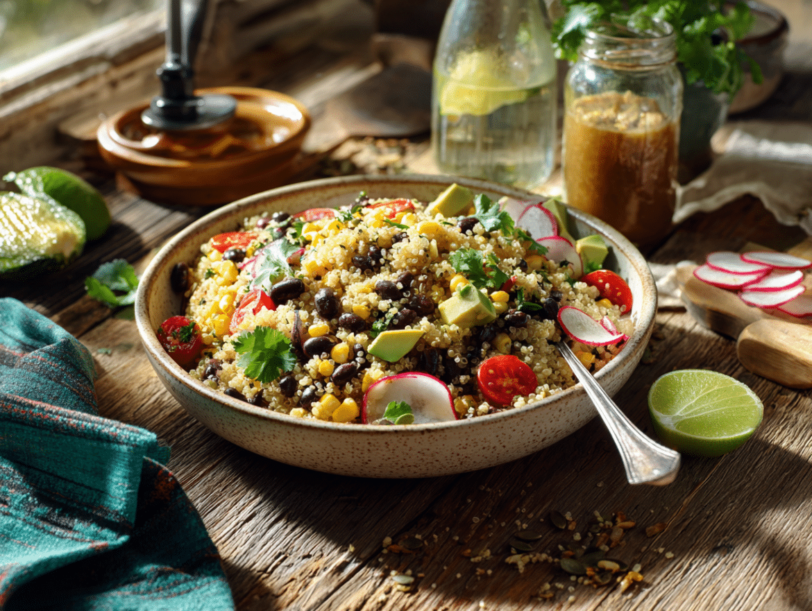 Southwestern Quinoa Salad with Smoky Lime Vinaigrette