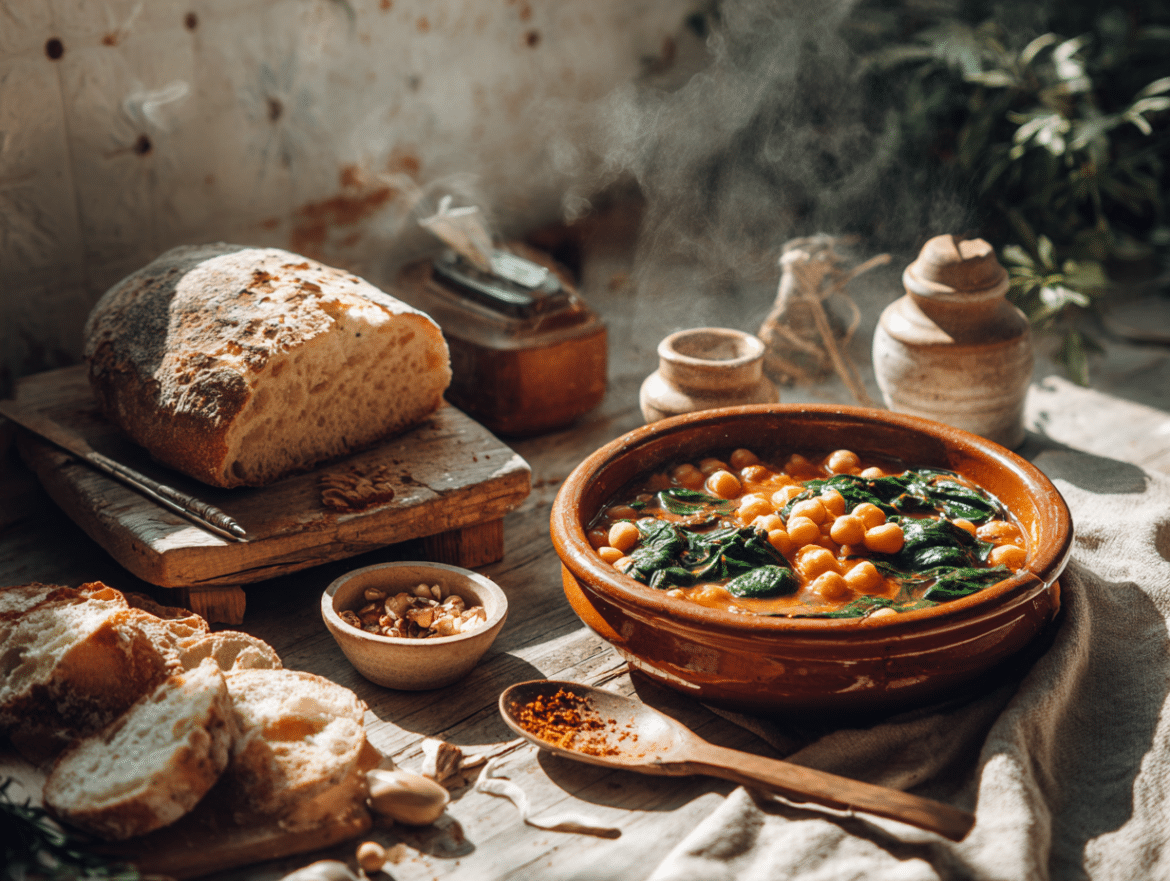 Spanish Chickpea and Spinach Stew (Espinacas con Garbanzos)