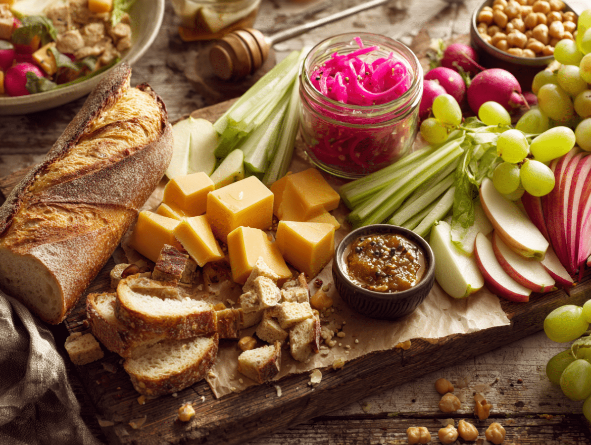 Vegan Ploughman’s Lunch Board