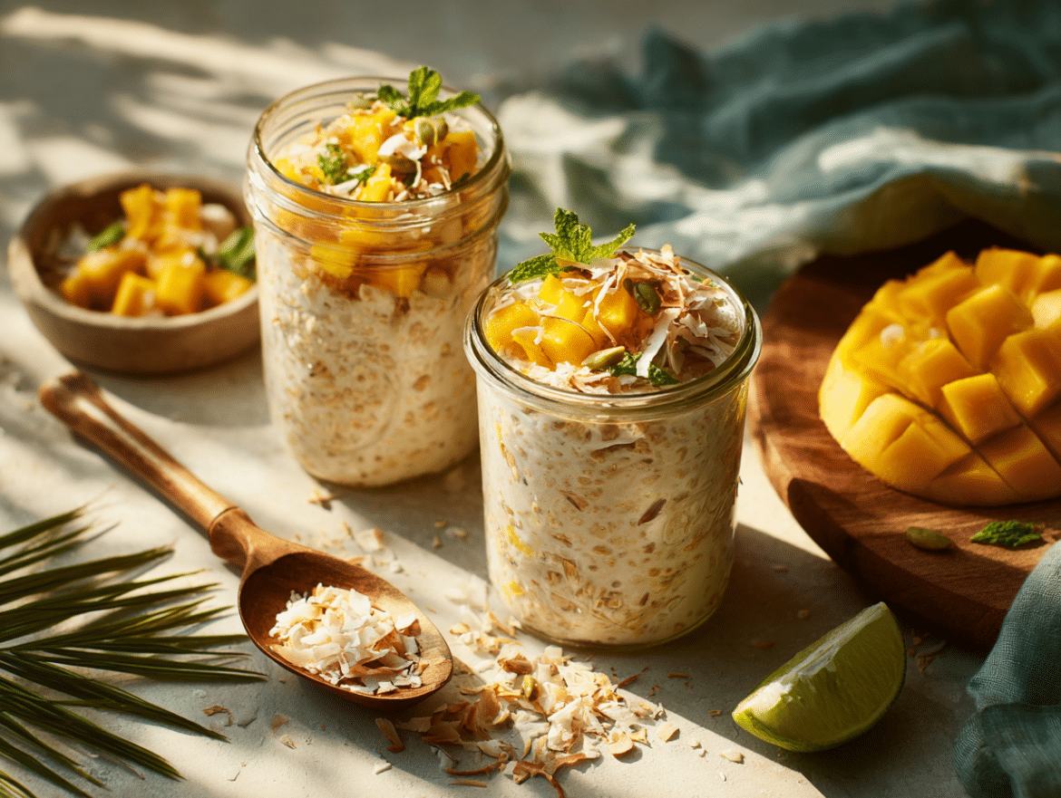 Coconut Mango Overnight Oats